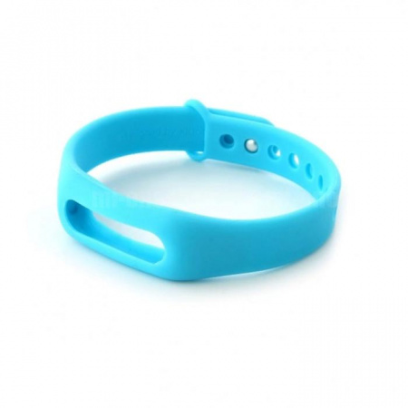 Ремешок сменный к фитнес-браслету Xiaomi Mi Band 2 (голубой)