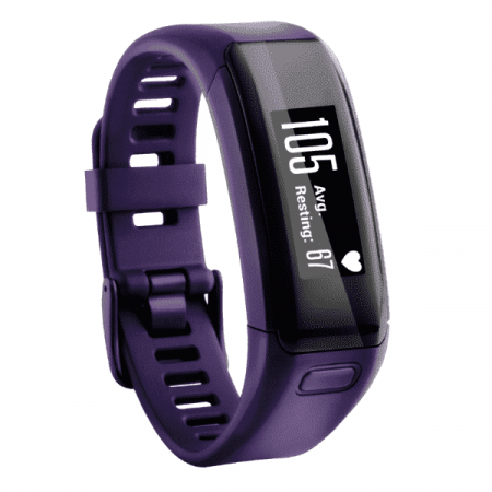 Спортивные часы Garmin VivoSMART HR фиолетовый стандартного размера
