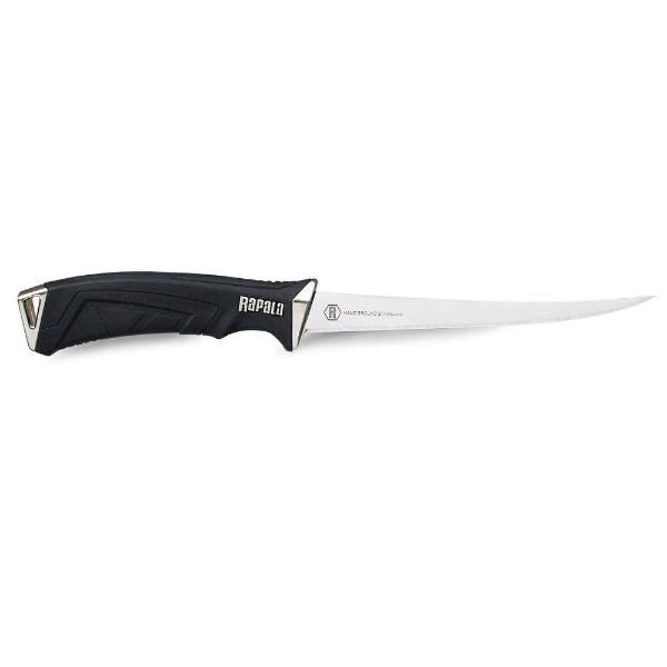 Филейный нож Rapala RCD (лезвие 15 см., рез. рукоятка, чехол пласт. )