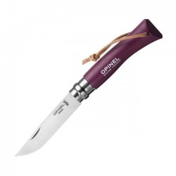 Нож складной Opinel Trekking №7 VRI фиолетовый с темляком
