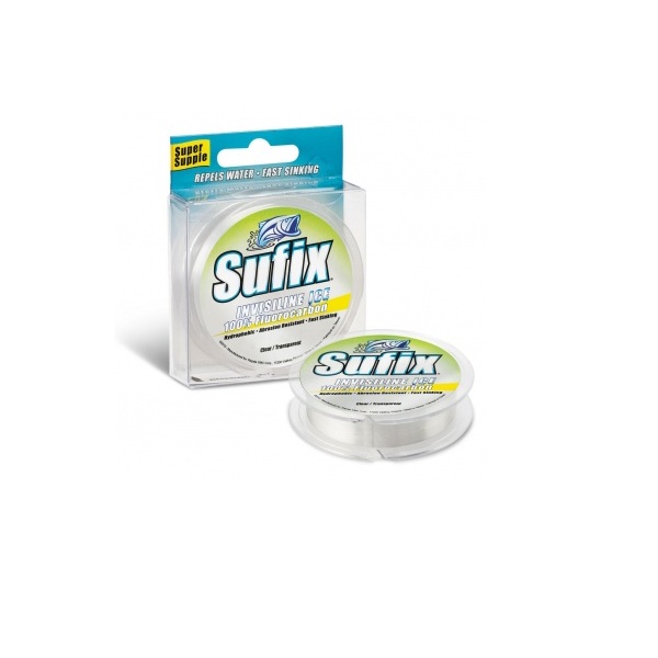 Леска зимняя Sufix Invisiline Ice Fluorocarbon (прозрачная 50м 0.14мм 1,5кг DS1IN015924A5C)