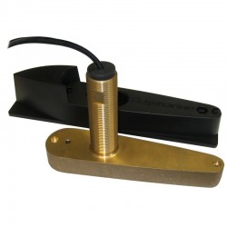 CPT-80 Bronze Through Hull CHIRP Transducer with High Speed Fairing, Depth & Temp, Dragonfly only (1