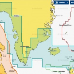 Карта Navionics GREENLAND & ICELAND 20XG/CF