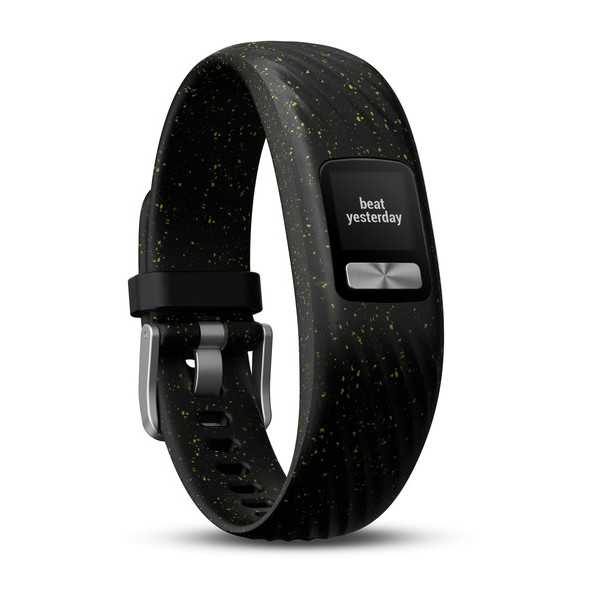 Спортивные часы Garmin Vivofit 4 черный с блестками стандартного размера