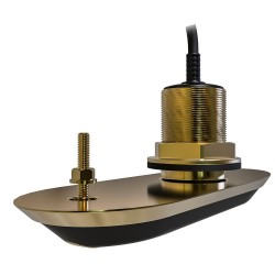 RV-220P RealVision 3D Bronze Through Hull Transducer Port 20°, Direct connect to AXIOM (2m cable)