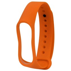 Ремешок сменный к фитнес-браслету Xiaomi Mi Band 3/4 (оранжевый)	