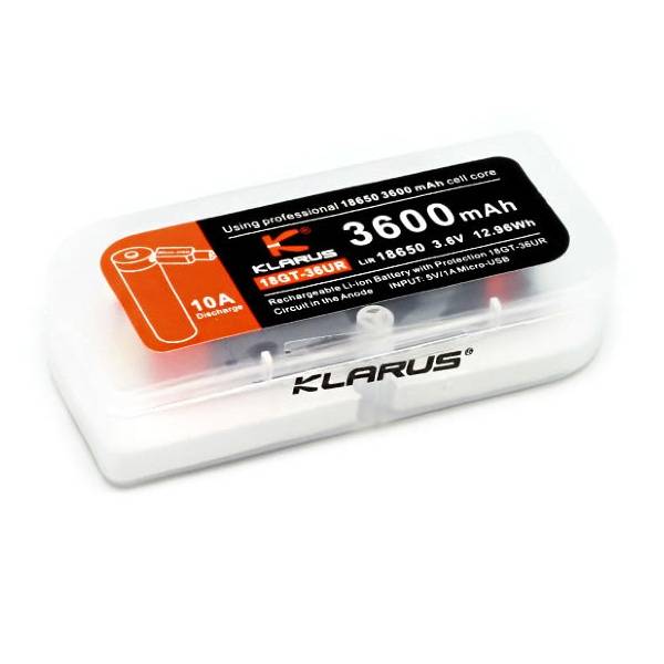Аккумулятор Klarus 18650 3600mAh USB порт