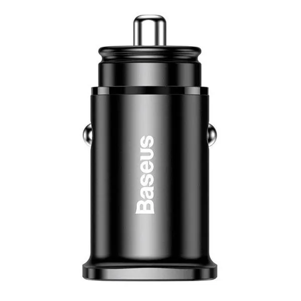 АЗУ USB выход Baseus Circular Metal PPS Quick Charger Car Charger 30W(Support VOOC) black АЗУ USB выход Baseus Circular Metal PPS Quick Charger Car Charger 30W(Support VOOC) black
