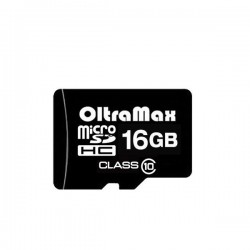 Карта памяти 16GB microSDHC Class10 OLTRAMAX с адаптером