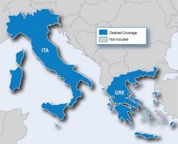 City Navigator Europe NT – Italy & Greece