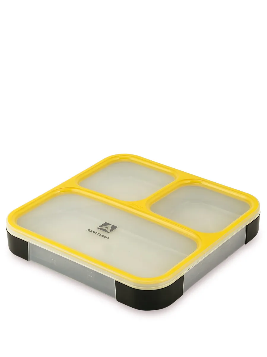 Ланчбокс тм "Арктика", 800 МЛ, арт. 033-800, черный/желтый