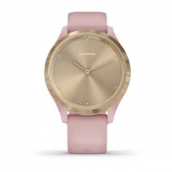 Часы Garmin Vivomove 3s, золотистый циф-блат с розовым ремешком