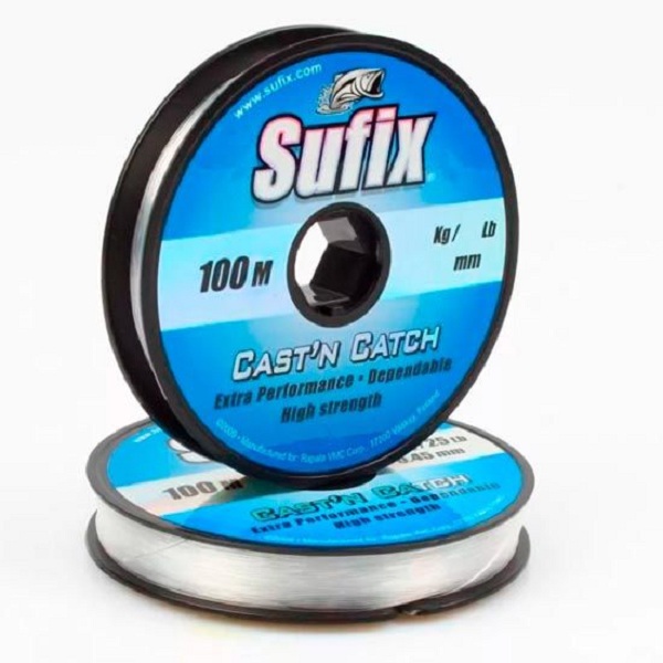 Леска Sufix Cast'n Catch x10 (прозрачная 100м 0.20мм 2,5кг DS1CA020024A9C)