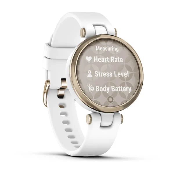 Фэшн смарт-часы Garmin Lily-Sport Edition, Cream Gold Bezel with White Case (010-02384-10)
