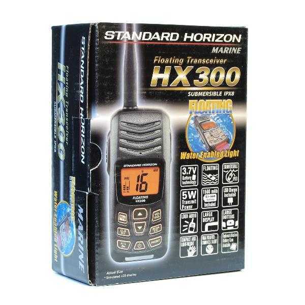 Радиостанция портативная Standard Horizon HX-300