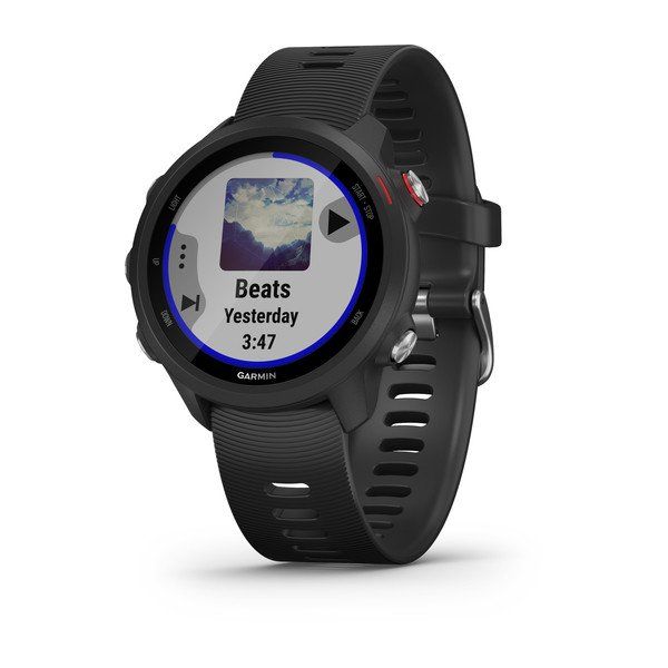 Спортивные часы Garmin Forerunner 245 Music GPS Wi-Fi EU/PAC Black/Red (010-02120-30)