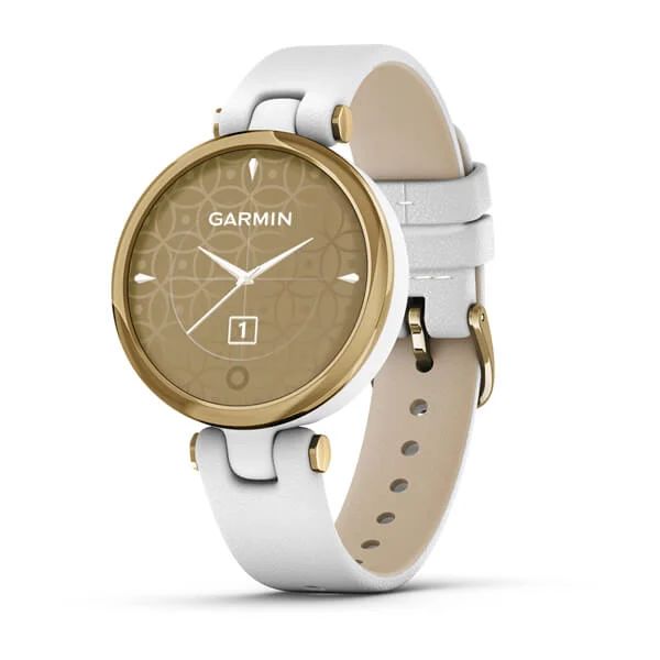Cмарт-часы Garmin Lily EMEA LightGold White Leather