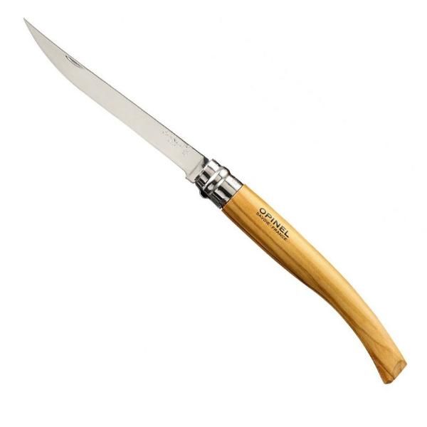Нож складной филейный Opinel №12 VRI Folding Slim Olivewood
