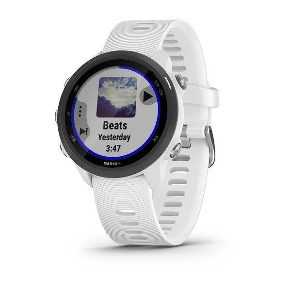 Спортивные часы Garmin Forerunner 245 Music GPS Wi-Fi EU/PAC Black/White (010-02120-31)