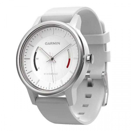 Спортивные часы Garmin VivoMove Sport со спортивным браслетом белые