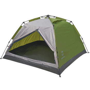 Автоматическая палатка Jungle Camp Easy Tent 3 зеленый/серый