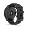 Часы Garmin Fenix ​​8 47 мм AMOLED сапфирово-титановый с оранжево/графитовым ремешком
