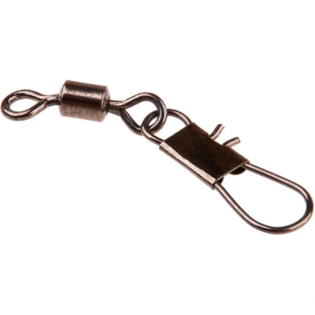 Вертлюги c застеж. LJ Pro Series BARREL AND INTERLOCK Black (012-7шт, LJP5103-012)