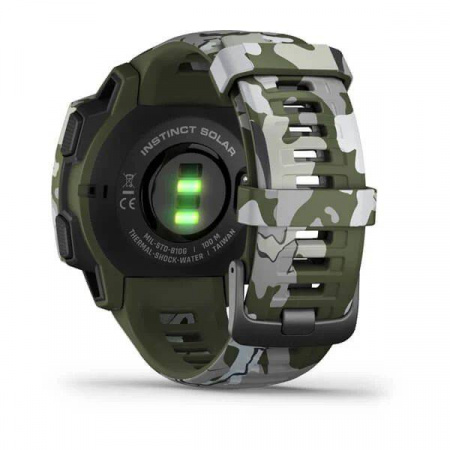 Защищенные GPS-часы Garmin Instinct Solar, цвет Lichen Camo  (010-02293-06)