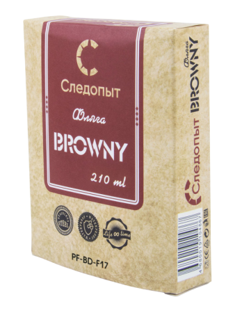 Фляжка «СЛЕДОПЫТ - Browny » в кож. оплете, 210 мл, цв. корич/100/