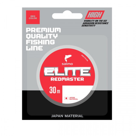 Леска моно. зим. Salmo Elite REDMASTER (30м, 0.100, 0.92кг, 4512-010)