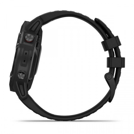 Мультиспортивные часы Garmin Fenix 6 pro с gps, черные с черным ремешком