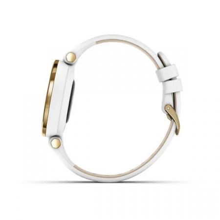 Cмарт-часы Garmin Lily EMEA LightGold White Leather