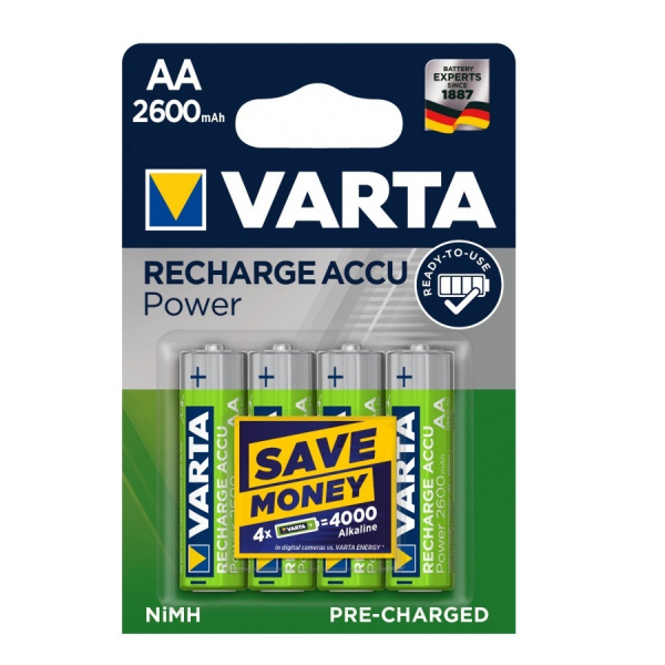 Аккумулятор Varta R6 AA 2600 mAh