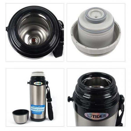 Термос классический Tiger MBI-A100 Clear Stainless 1,0 л