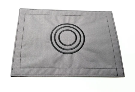 Окно "выход под трубу" Пингвин (с вставкой из негорючей ткани (серый))