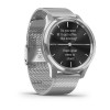 Часы Garmin Vivomove Luxe серебристый с серебристым ремешком