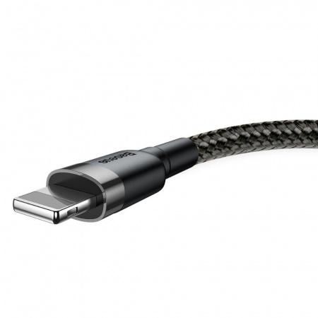 Кабель Apple Baseus Cafule Cable USB For lightning 1.5A 2m gray + black