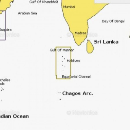 Карта Navionics MALDIVES