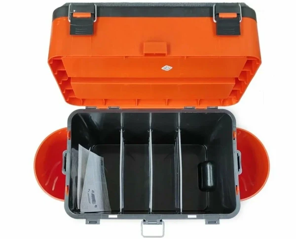 Ящик зимний FishBox односекционный (19л) оранжевый Helios