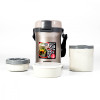 Термос для еды с контейнерами Tiger LWU-B200 Warm Silver (цвет - серебряный), шт