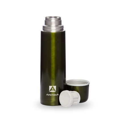 Термос Арктика с узким горлом классический 102-1000 зеленый