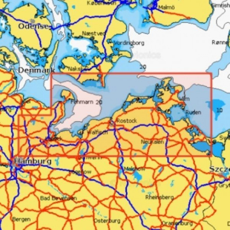 Карта Navionics FEHMARN-SWINOUJSCIE