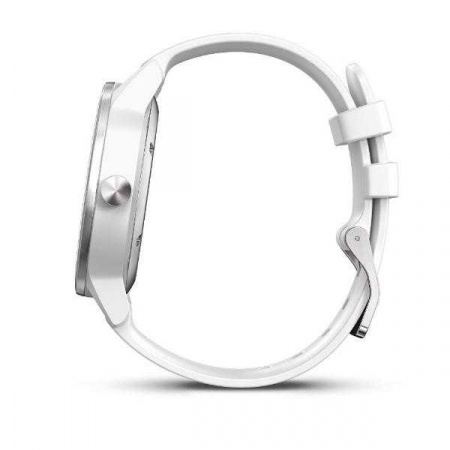 Спортивные часы Garmin VivoMove Sport со спортивным браслетом белые