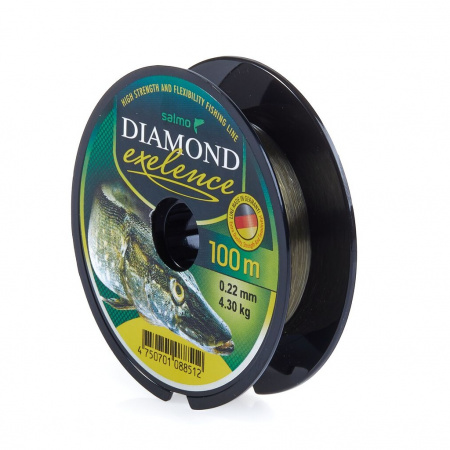 Леска моно. Salmo Diamond EXELENCE (4027-022, 100м, 0,22мм)