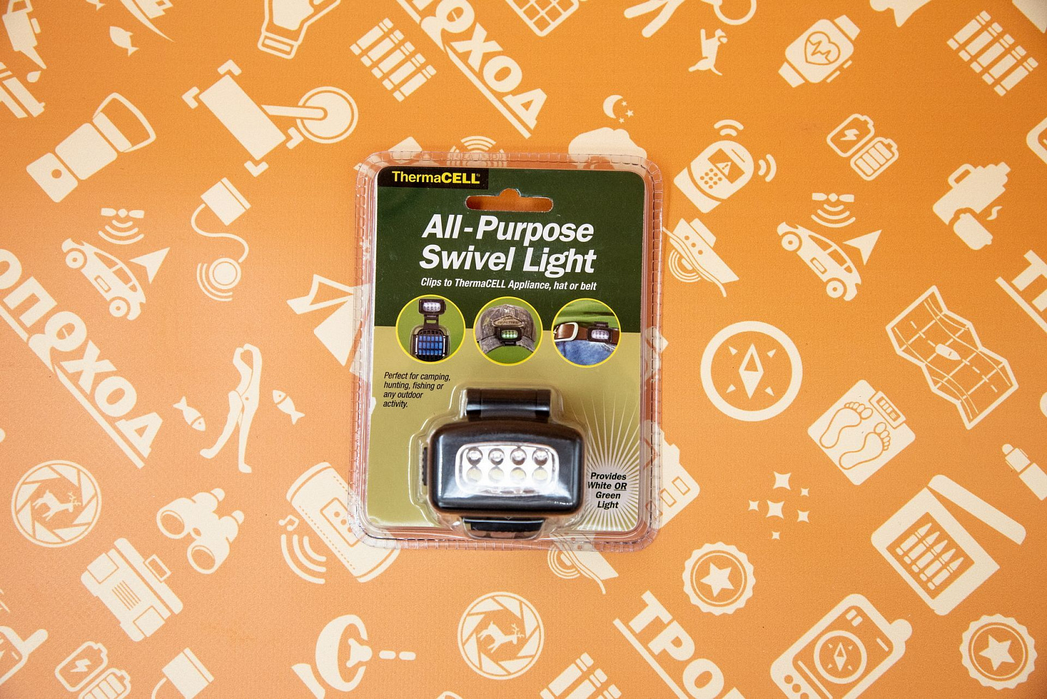 Фонарь ThermaCELL универсальный Swivel Light (с поворотным механизмом, на клипсе)