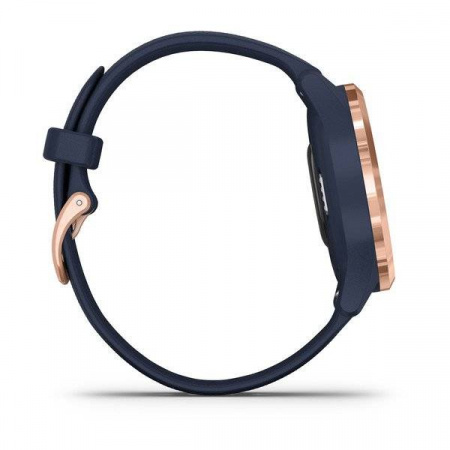 Часы Garmin Vivomove 3s, роз. золото с темно-синим ремешком Часы Garmin Vivomove 3s, роз. золото с темно-синим ремешком