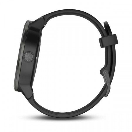 Спортивные часы Garmin Vivoactive 3 черные с черным ремешком
