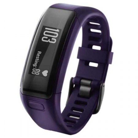 Спортивные часы Garmin VivoSMART HR фиолетовый стандартного размера Спортивные часы Garmin VivoSMART HR фиолетовый стандартного размера