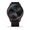 Часы Garmin Vivomove Style графит с плетеным черн. ремешком