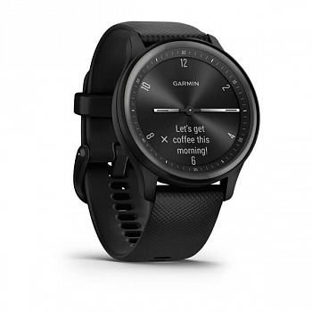 Часы с трекером активности Garmin VivoMove Sport, черные с силиконовым ремешком (010-02566-00) Часы с трекером активности Garmin VivoMove Sport, черные с силиконовым ремешком (010-02566-00)